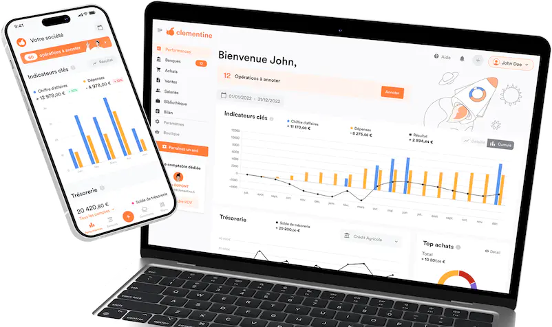 Visuels de la web app et de l'app mobile